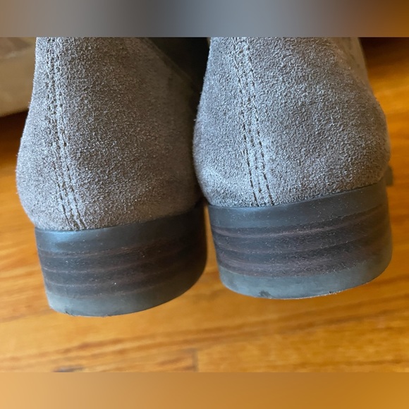 Sole Society Gray Suede Pull On Boots - Picture 6 of 16